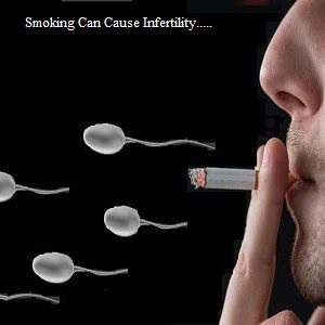 Smoking can cause infertility